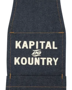Pulp Handyhülle aus Denim mit Logo-Print - Blau