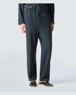 Pyjama aus Baumwolle und Kaschmir GrüN