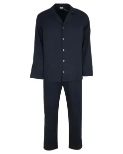 Pyjama aus Paisley-Jacquard - Blau