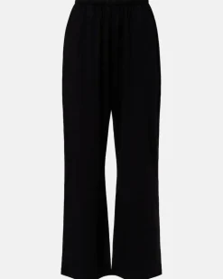 Pyjamahose aus Baumwolle Schwarz