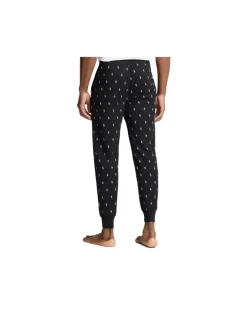 Pyjamahose aus Baumwolljersey mit Pony Black