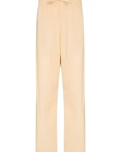 Pyjama-Hose aus Popeline - Nude