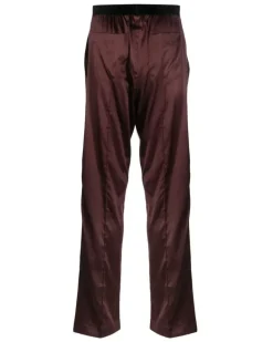 Pyjama-Hose aus Seide - Braun