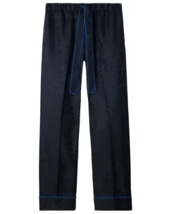 Pyjama-Hose aus Sunflower-Jacquard - Schwarz