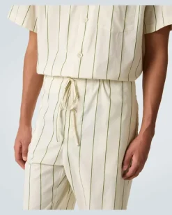 Pyjamahose Celery aus Baumwolle Weiß