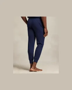 Pyjamajogginghose aus Baumwolle Blue