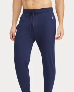 Pyjamajogginghose aus Baumwolle Blue