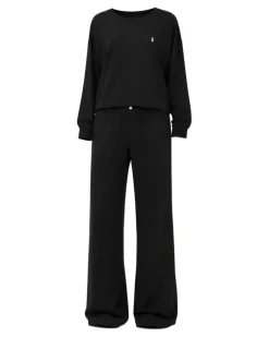 Pyjama mit Polo Pony - Schwarz