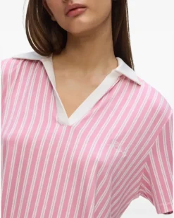 Pyjama mit Signature Stripe-Print - Rosa
