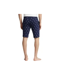 Pyjamashorts aus Baumwolljersey mit Pony Blue