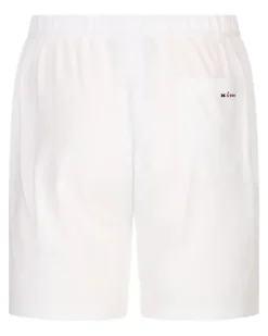 Pyjama-Shorts mit elastischem Bund - Weiß