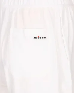 Pyjama-Shorts mit elastischem Bund - Weiß