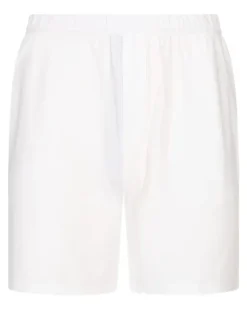 Pyjama-Shorts mit elastischem Bund - Weiß