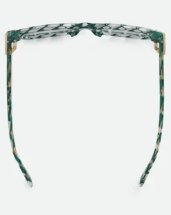 Quadratische Mitre Brille-Grün - Unisex
