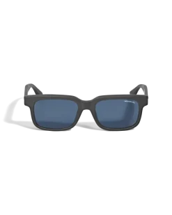 Quadratische Sonnenbrille mit schwarzem Acetatrahmen - - Kunststoff - MB135575 - Sonnenbrillen