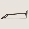 Quadratische Sonnenbrille mit schwarzem Metallrahmen - - Metall - MB134473 - Sonnenbrillen