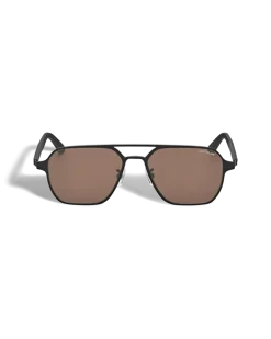 Quadratische Sonnenbrille mit schwarzem Metallrahmen - - Metall - MB134473 - Sonnenbrillen