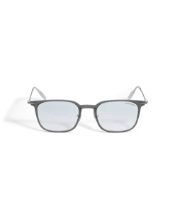Quadratische Sonnenbrille mit grauer eingespritzter Fassung - MB136923 - Sonnenbrillen