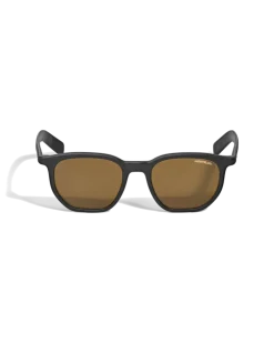 Quadratische Sonnenbrille mit schwarzem Acetatrahmen - - Kunststoff im Spritzgussverfahren - MB135577 - Sonnenbrillen
