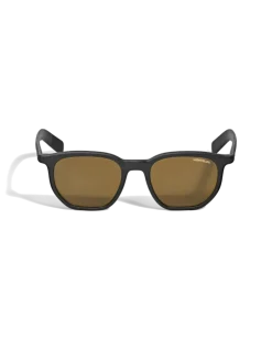 Quadratische Sonnenbrille mit schwarzem Acetatrahmen - - Kunststoff im Spritzgussverfahren - MB135577 - Sonnenbrillen