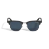 Quadratische Sonnenbrille mit schwarzem Acetatrahmen - - Kunststoff - MB135573 - Sonnenbrillen