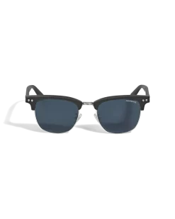Quadratische Sonnenbrille mit schwarzem Acetatrahmen - - Kunststoff - MB135573 - Sonnenbrillen