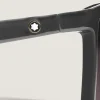 Quadratische Sonnenbrille mit schwarzem Spritzgussrahmen - - Eingespritzt - MB134860 - Sonnenbrillen