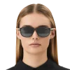 Quadratische Sonnenbrille mit goldfarbenem Metallrahmen - - Metall - MB134464 - Sonnenbrillen