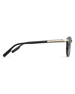 Quadratische Sonnenbrille mit goldfarbenem Metallrahmen - - Metall - MB134464 - Sonnenbrillen