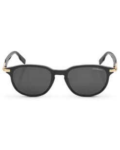 Quadratische Sonnenbrille mit goldfarbenem Metallrahmen - - Metall - MB134464 - Sonnenbrillen