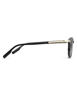 Quadratische Sonnenbrille mit goldfarbenem Metallrahmen - - Metall - MB134464 - Sonnenbrillen