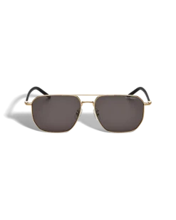 Quadratische Sonnenbrille mit goldfarbenem Metallrahmen - - Metall - MB134414 - Sonnenbrillen