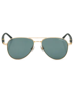 Quadratische Sonnenbrille mit goldfarbenem Metallrahmen - - Metall - MB133466 - Sonnenbrillen