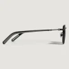 Quadratische Sonnenbrille mit schwarzem Metallrahmen - - Metall - MB135568 - Sonnenbrillen