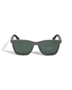 Quadratische Sonnenbrille mit grauem Spritzgussrahmen - - Eingespritzt - MB134861 - Sonnenbrillen