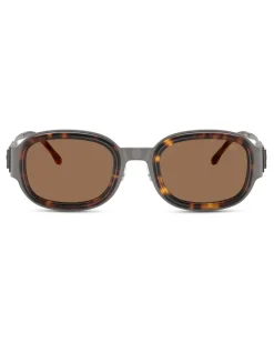 Quadratische Sonnenbrillen - Sonnenbrille - Unisex - Braun