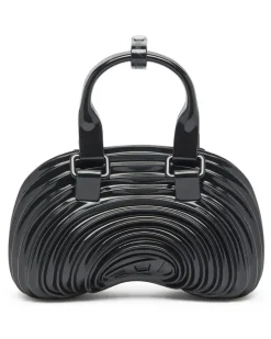 Quantum Dome - Handtasche aus Melflex - Schultertaschen - Damen - Schwarz