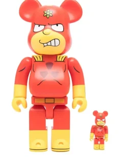 Radioactive Man BE@RBRICK 100% und 400% Figuren-Set - Gelb