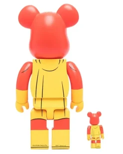 Radioactive Man BE@RBRICK 100% und 400% Figuren-Set - Gelb