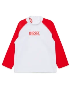 Rashguard mit hohem Kragen - Beachwear - Herren - Bunt