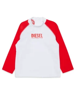 Rashguard mit hohem Kragen - Beachwear - Herren - Bunt