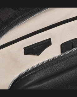 Rechteckiger Montblanc Companion Rucksack - Schwarz - Leder - MB221626 - Rucksäcke