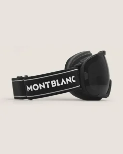 Rechteckige Skibrille mit schwarzem Spritzgussrahmen - - Eingespritzt - MB134666 - Sonnenbrillen
