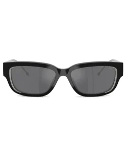 Rechteckiges Modell Brille - Sonnenbrille - Unisex - Grau