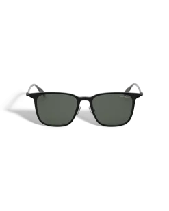 Rechteckige Sonnenbrille mit schwarzem Spritzgussrahmen - - Eingespritzt - MB134454 - Sonnenbrillen