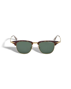 Rechteckige Sonnenbrille mit goldfarbenem Metallrahmen - - Metall - MB134474 - Sonnenbrillen