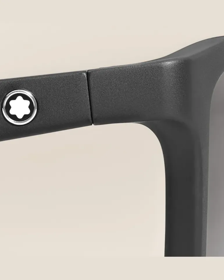Rechteckige Sonnenbrille mit schwarzer Kunststofffassung - MB136914 - Sonnenbrillen