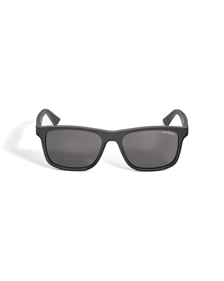 Rechteckige Sonnenbrille mit schwarzer Kunststofffassung - MB136914 - Sonnenbrillen