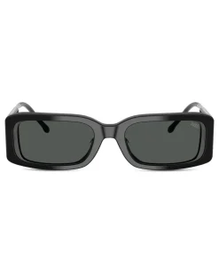 Rechteckige Sonnenbrille - Sonnenbrille - Unisex - Schwarz
