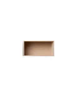 Regal Mini Stacked 2.0 - Holz natur - MDF Eichenfurnier - Designer Julien De Smedt